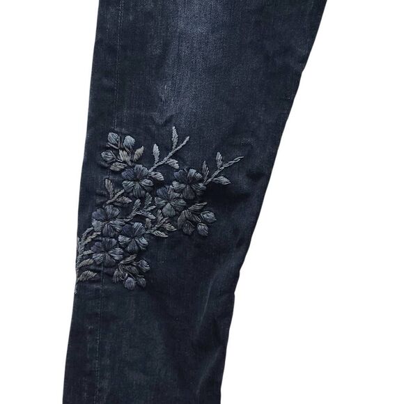 Citizens Of Humanity Elsa mid-rise Slim Fit crup Embroidered In Underground 27 - Picture 2 of 11